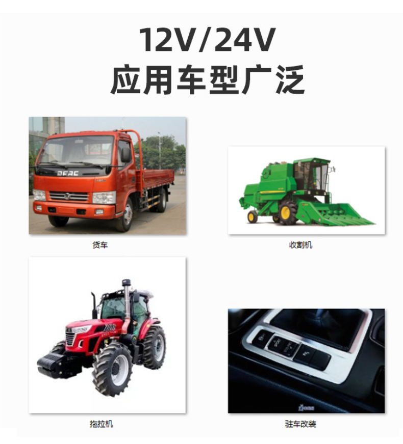 Truck, Camper, Rv Parking Air Conditioner 12V/24V-990 Comfort Rv (Light Passenger Vehicle) Roof-Mounted Air Conditioner Indoor Unit