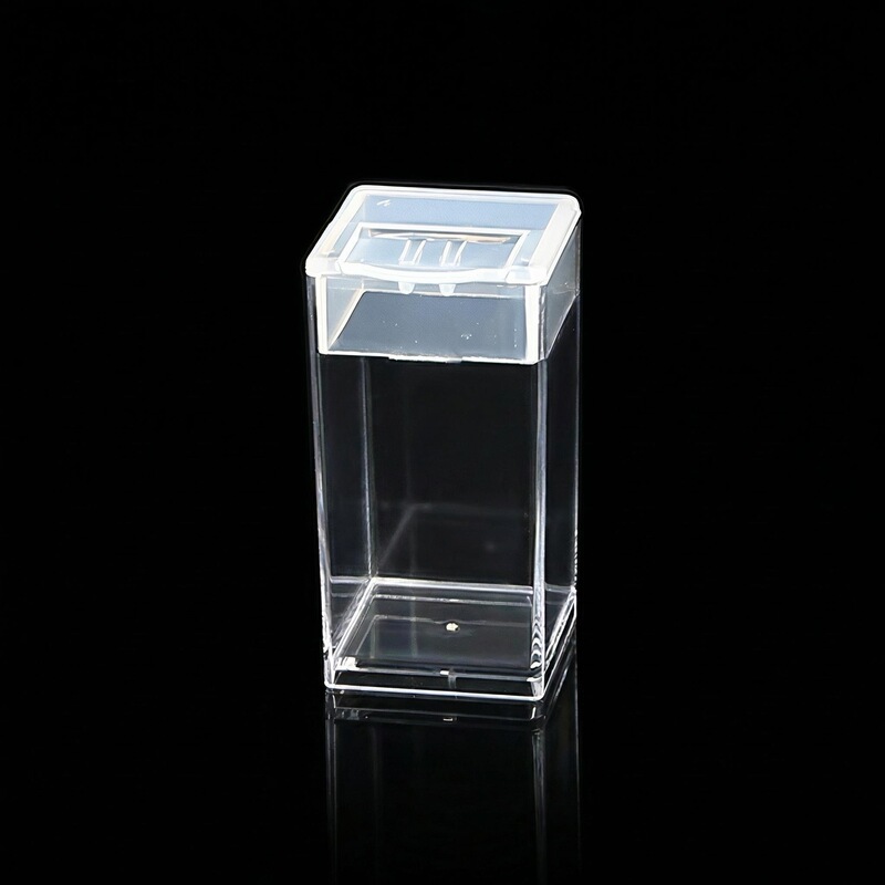 Flip-Top Storage Bottles for Bead Art, Diamond Painting, and Seed Beads; Transparent Plastic Dispensing Bottles; Large Square Bottles; Direct Sales and Wholesale from the Manufacturer