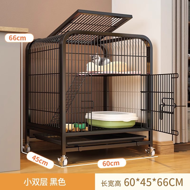 강화모델-소형복층 60*45*66 검정색