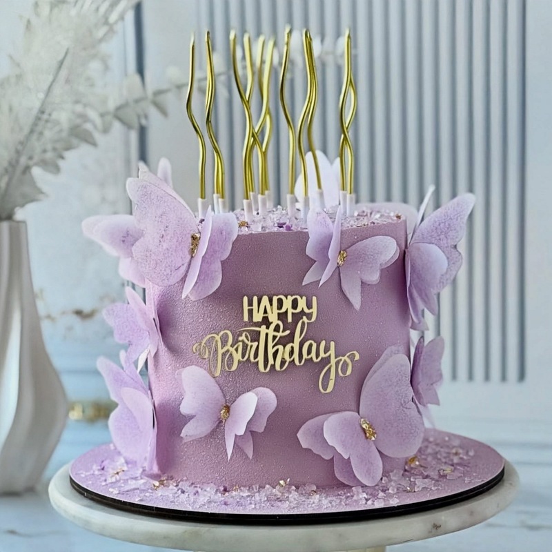 跨境ins风生日快乐英文字母亚克力蛋糕侧面装饰派对用品厂家直供|undefined