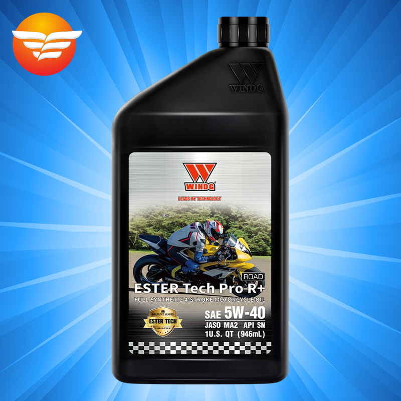 唯格 WINDG R+ 4T 5W-40 SN MA2级 进口酯类全合成公路摩托车机油