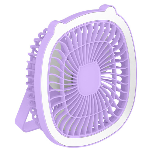 Cross-border four-in-one desk lamp fan summer multi-functional wall-mounted mini electric fan USB small fan desk fan