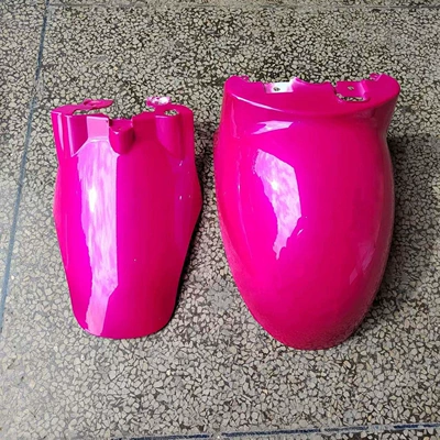 Motorcycle Fender, Turtle King, front water shield for - rose-red-small-turtle-king-front-mudguard-comes-with-installation-screws
