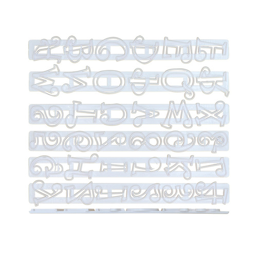 One piece drop shipping quality home diy mold new baking tools 6pcs number letter combination cake mold