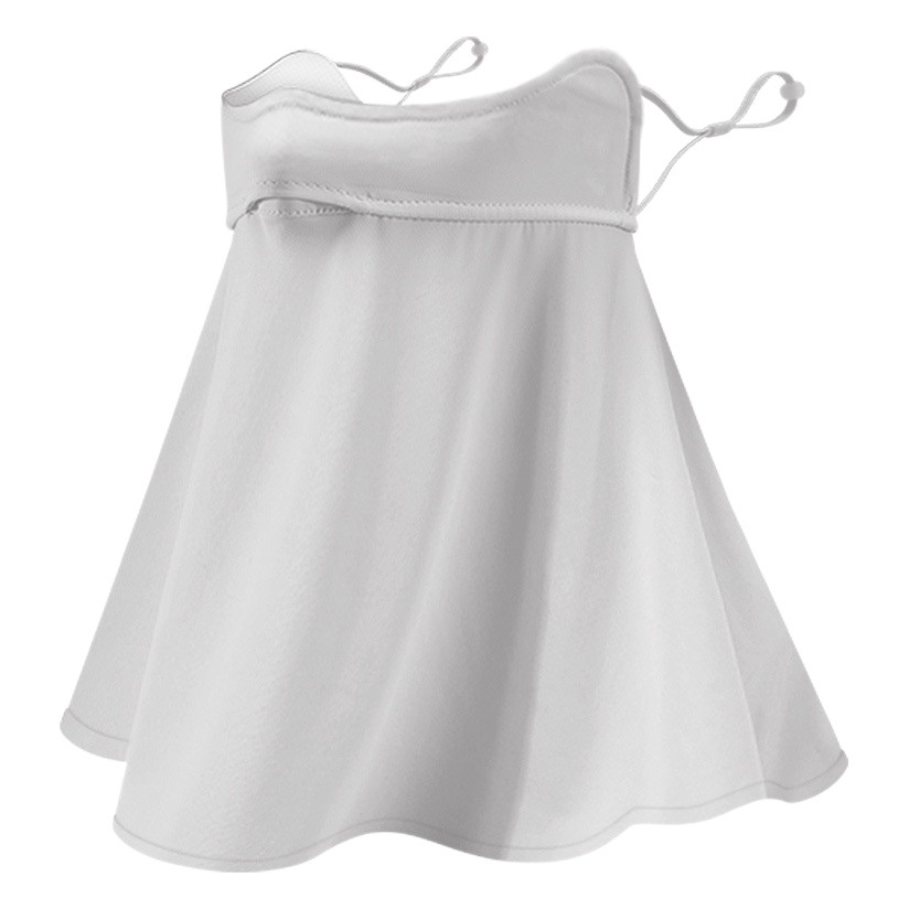 Máscara de protección solar de verano degradado rubor al aire libre resistente a los rayos UV hielo seda transpirable protección ocular máscara de esquina lavada sin decoloración