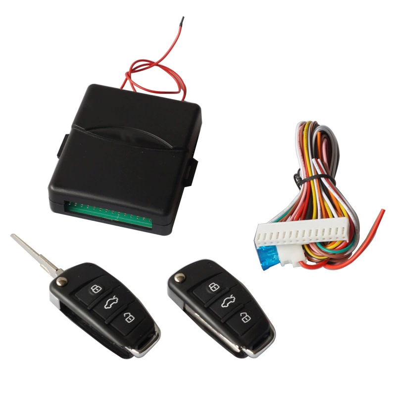 Automobile remote control central control lock key-free entry system 12V universal remote control key positive and negative trunk cable with key