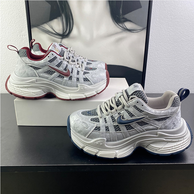 European Thick-Soled Height-Increasing Street Dad Shoes 2025 Autumn New Style Comfortable and Versatile Lightweight Breathable Sports and Casual Shoes