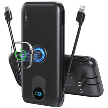 超薄AC插头充电宝适用于苹果手表iWatch无线充自带线礼品定制Logo