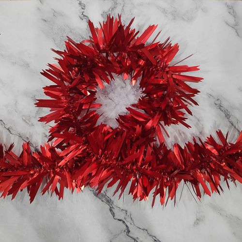 Cross-border latte art ribbons wedding room decoration wedding decoration party supplies stair handrail decoration pointed leaf foam silk ribbons