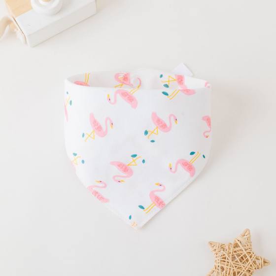 Baby saliva towel baby triangle towel children's bib cartoon newborn bib meal bag baby supplies wholesale