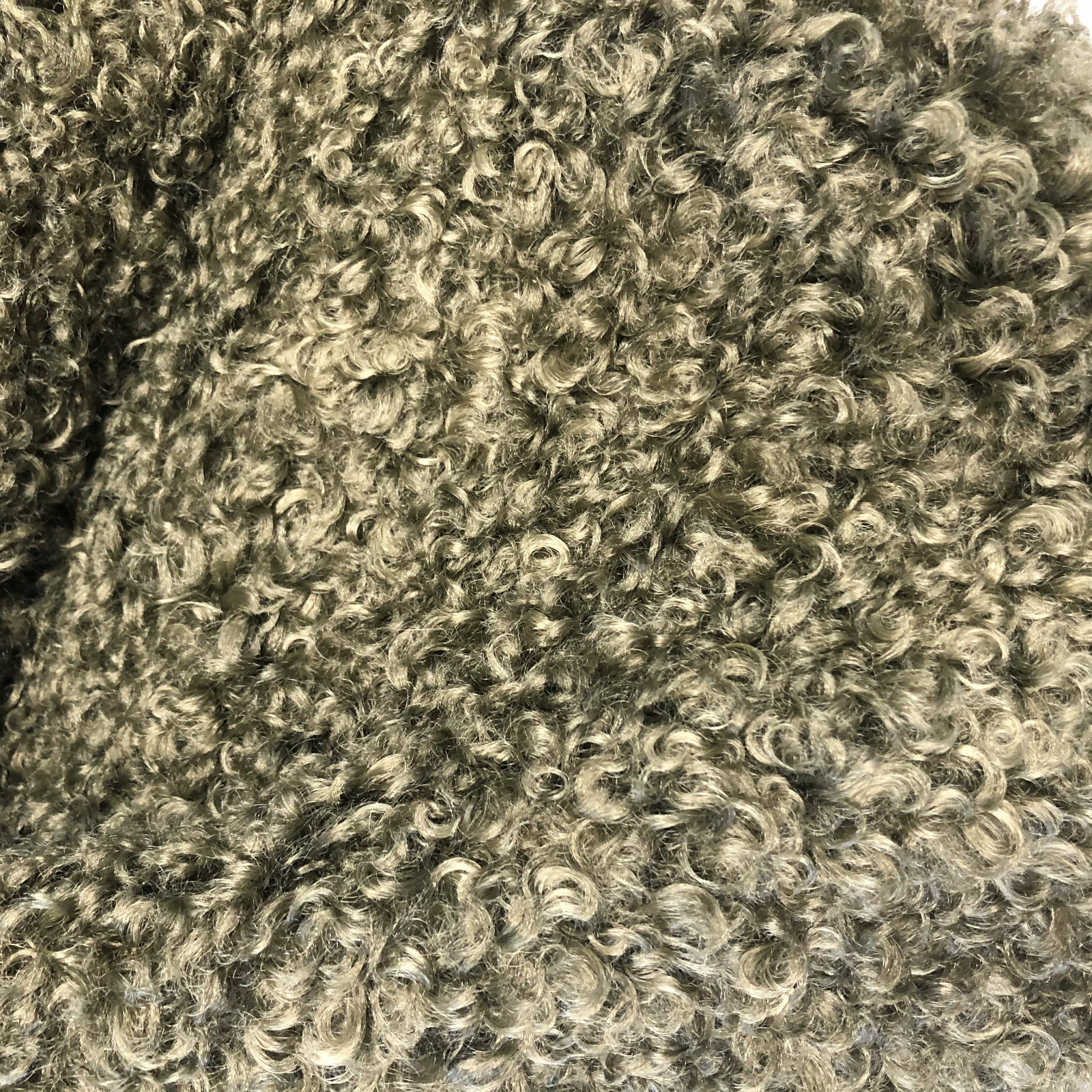 Cajurro de cabra tigrado de cabra imitación de peluche de cabra abrigo abrigo tela de peluche