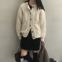 松弛麻花纹秋冬圆领开衫