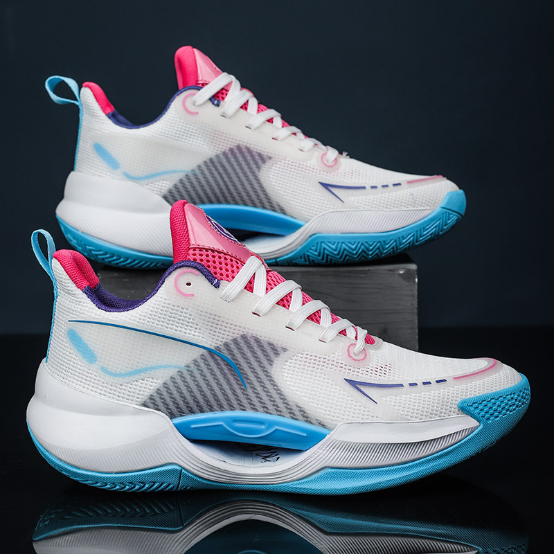 Baskets d'été pour hommes 2025, nouvelles baskets de basket-ball respirantes en maille, chaussures de course ultra-légères et absorbant les chocs pour étudiants_voghion.com