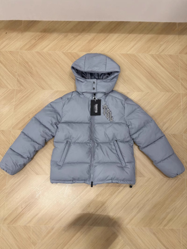 跨境外贸Trapstar冬季连帽男女款虎头标棉服街头嘻哈时尚外套棉服|undefined