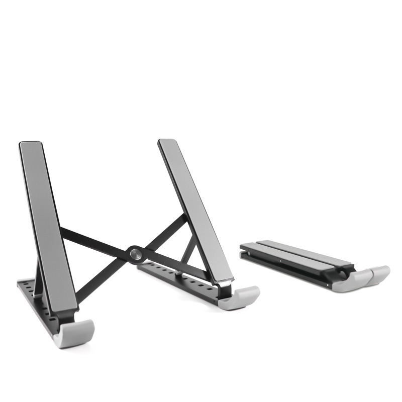 Aleación de aluminio soporte de refrigeración de elevación invisible portátil plegable portátil soporte de la tableta soporte portátil