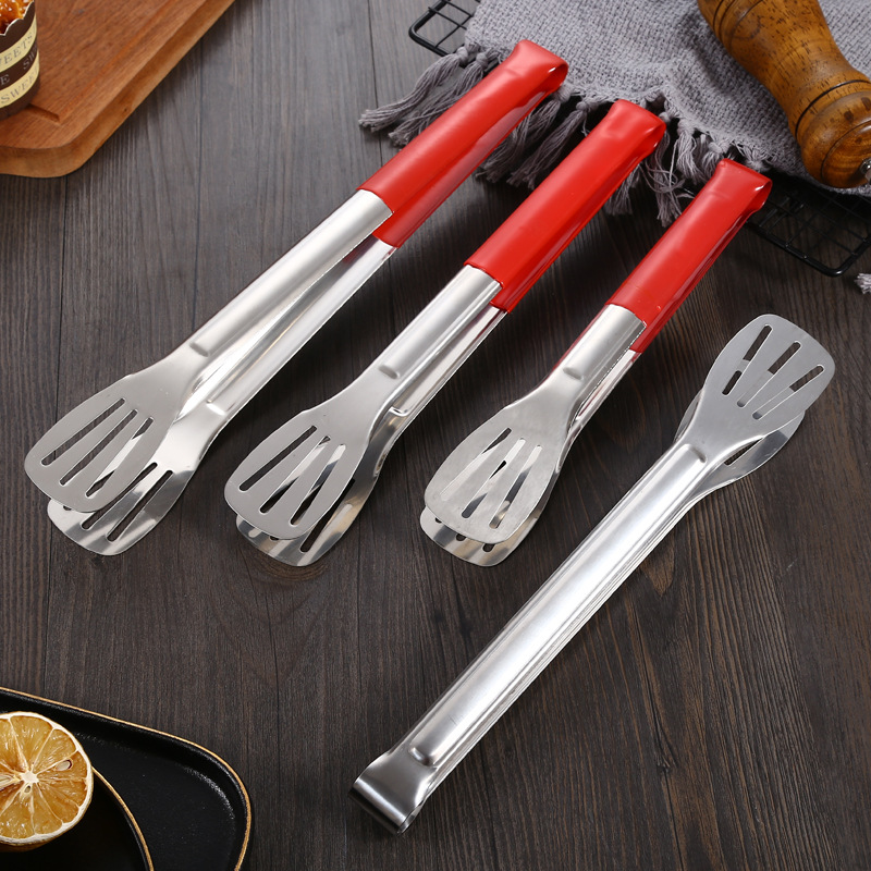Pinzas para Alimentos y Barbacoa de Acero Inoxidable, Antióxido y Antipolvo, para Cocina