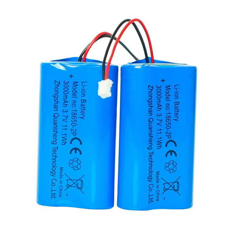 18650 リチウム電池パック並列接続 3000/4400/5000mah ミリアンペア 3.7V 充電式、ケーブルと保護基板付き|undefined