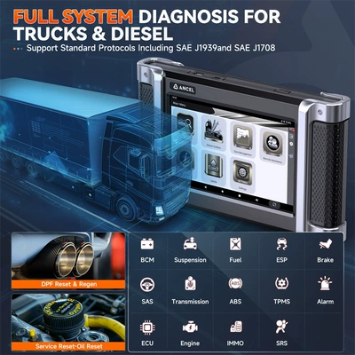 ANCEL HD8000 diesel engine Avtomobil diaqnostika alətləri