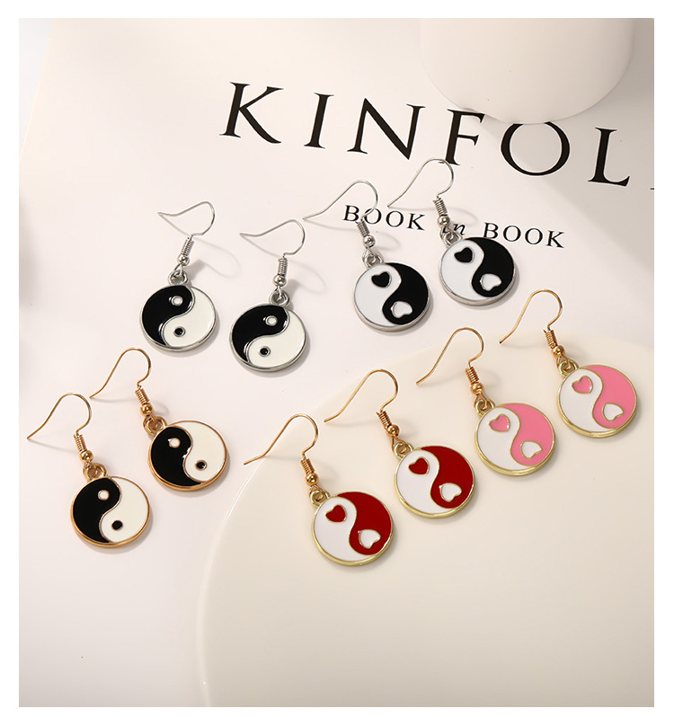 10g Weight No Inlaid Inlay Material Earrings Classification Novelty Geometric Stoving Varnish Alloy No Inlaid Drop Earrings