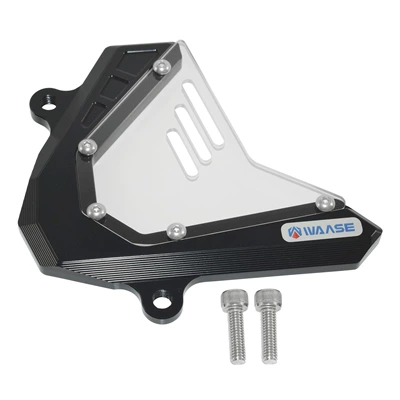 Motorcycle frame, Yamaha PG-1 PG1 modified - front-chain-cover-black
