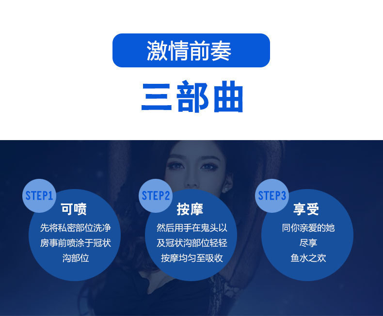 Want to Enjoy Small Blue Bottle Delay Spray 6ml for Couples, Long-Lasting, Non-Numbing — detail image 3