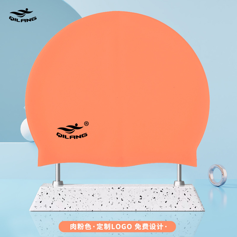 Gorro de Natación Universal de Silicona para Adulto 50g Elástico para Natación image 23