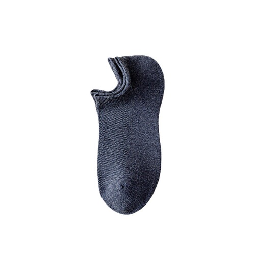 Spring and summer socks, men's hand-sewn boneless socks, simple men's boat socks with discreet ears, mesh socks
