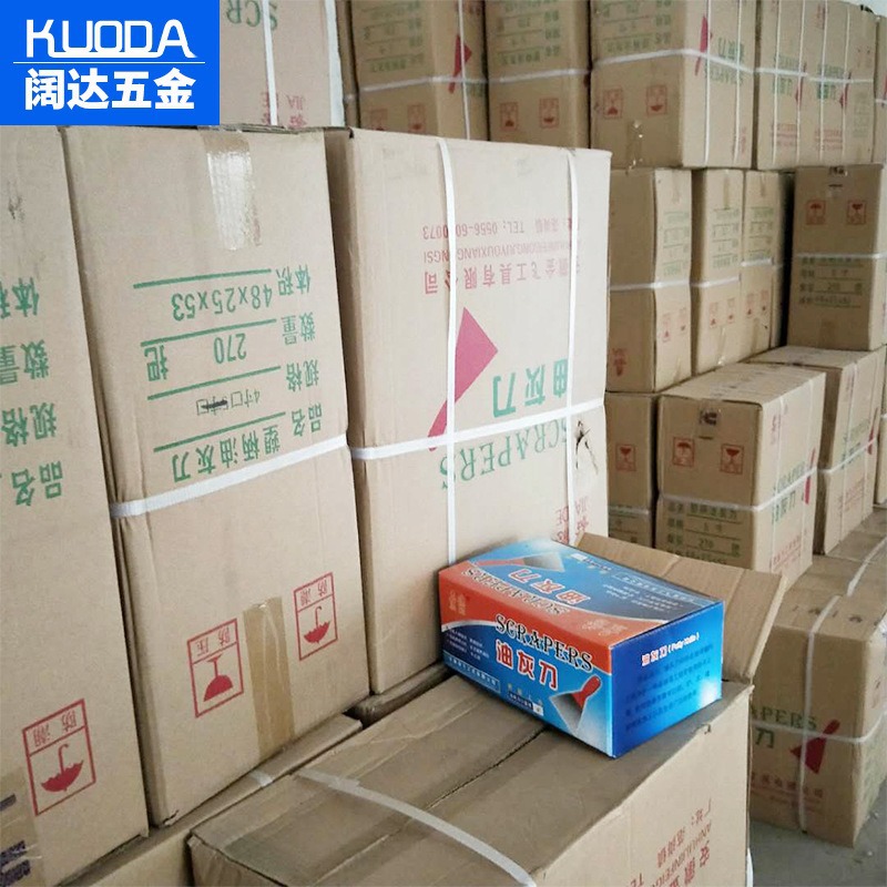 Cuchillo de mortero Jinfei grueso aceite claro mango de madera 1 / 2 / 3 / 4 / 5 pulgadas cuchillo de mortero limpio cuchillo de masilla espeta