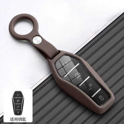 Suitable for Byd Han Key Car key bag - option-a-brown