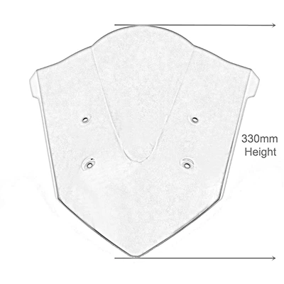 Motorcycle front windshield | for Ben-Tian CBR650F 14-18