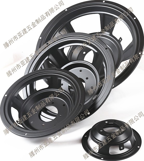 喇叭铁盆架 3 4 5 6.5 8 10寸喇叭盆架正边反边盆架扬声器DIY配件