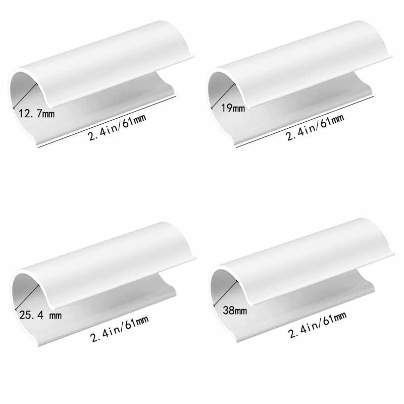 PVC-Rohre eignen sich für Abdeckpaneele, Unterstände, Vogelschutzrahmen, Gewächshausfolienklemmen und Poolklemmen._voghion.com