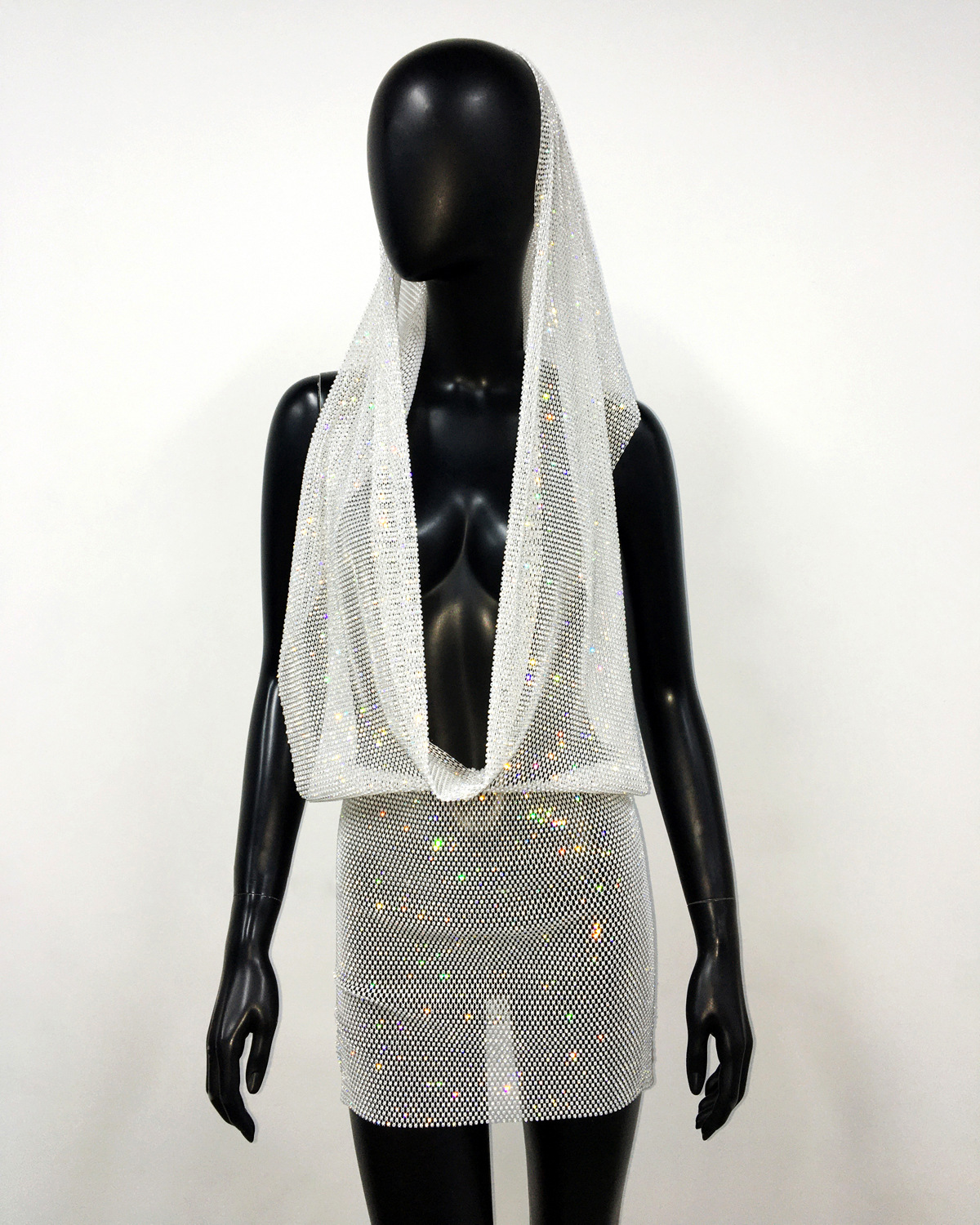 Vestido de Fiesta Ajustado con Escote Halter y Pedrería, Estilo Europeo y Americano, Novedad Primavera/Verano 2024 image 8