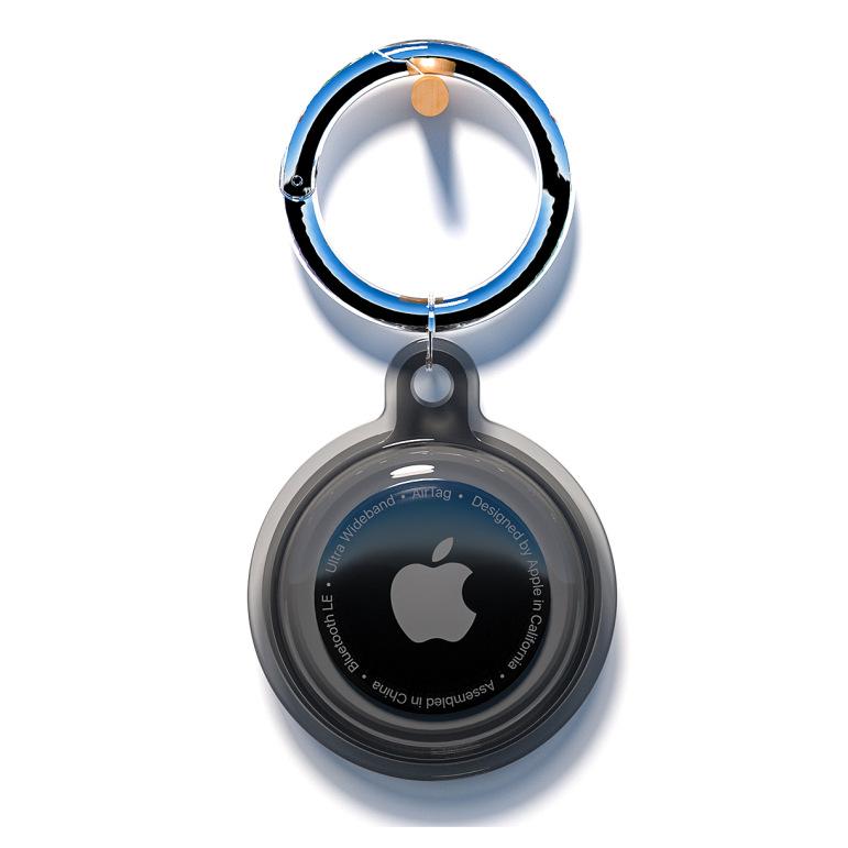 Funda protectora adecuada para Apple Locator Airtag, TPU, todo incluido, seguimiento impermeable, dispositivo antipérdida, funda protectora Airtag