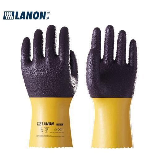 兰浪（LANON）U200 PVC防滑手套无缝内衬