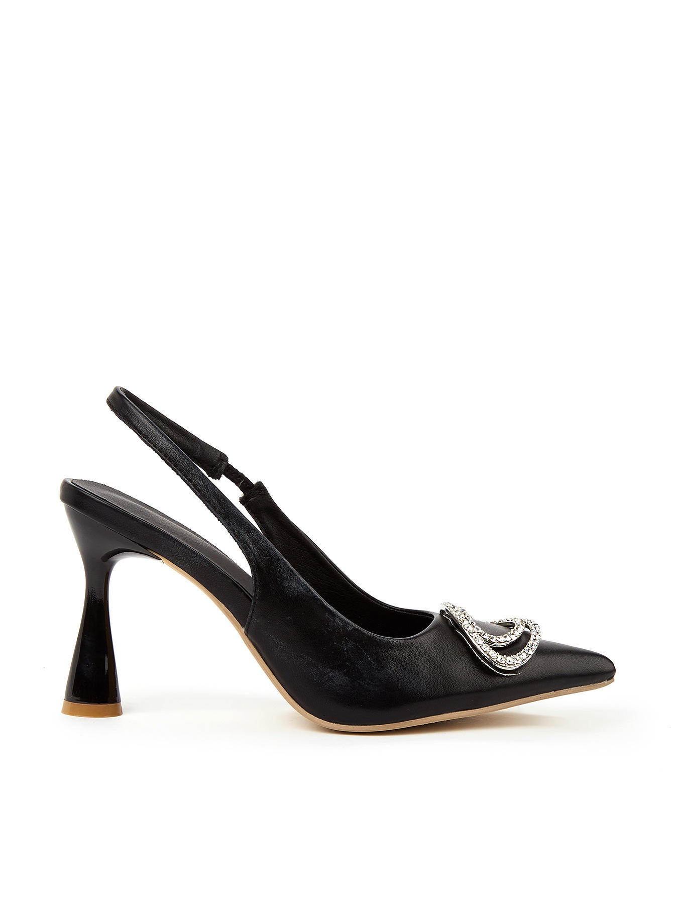 2024, with European and American women's shoe covers, slim heels, rhinestone buckle, pointed toe, and high heel sandals
