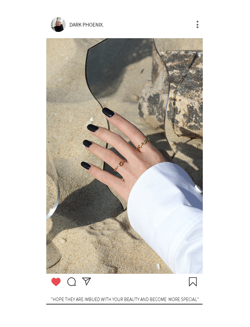 Fashion Geometric Sterling Silver Plating Open Ring 1 Piece