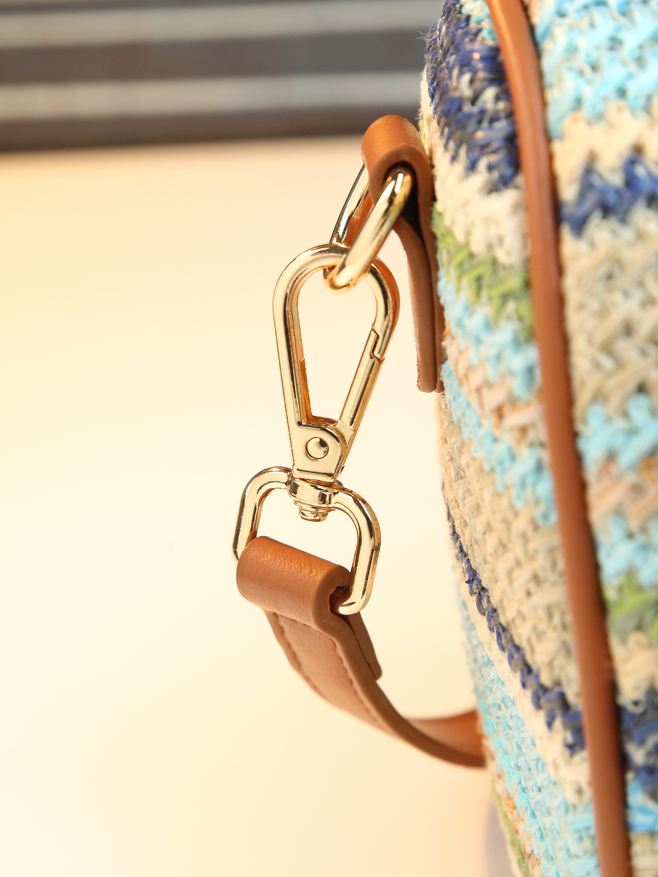 Women's Canvas Patchwork Bucket Bag For Casual Summer Commuting_voghion.com