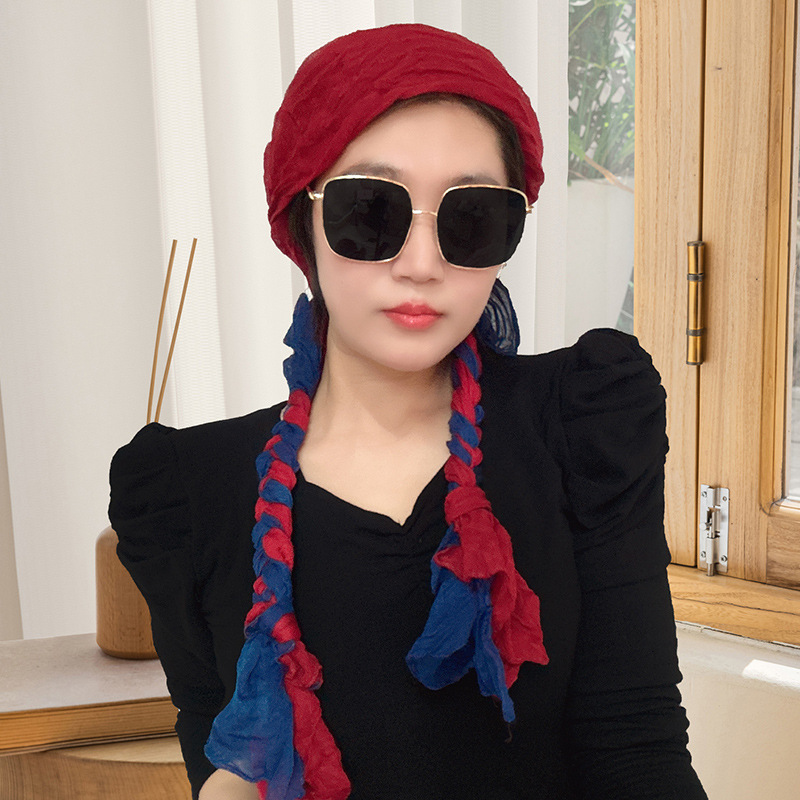 솽핀 티베트 그린 다크 레드