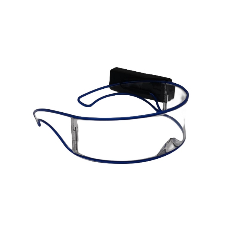Gafas luminosas para discoteca transfronterizas de comercio exterior, divertidas, sensación tecnológica, para fotos, gafas de sol, para fiestas/bares, gafas de sol geniales image 2