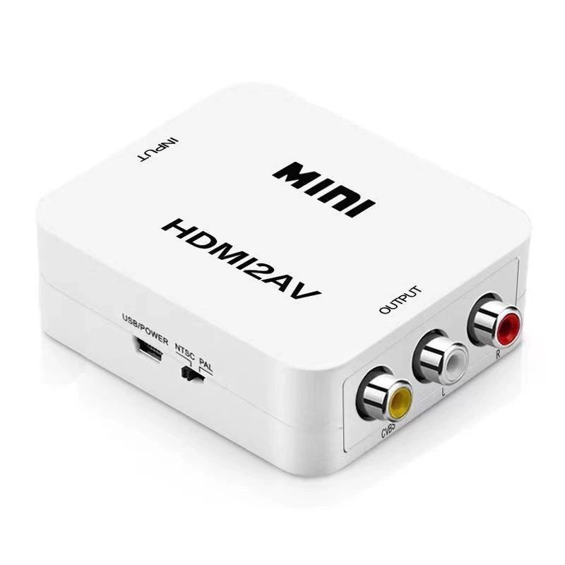 Кабель-конвертер HDMI в AV RCA для подключения старых телевизоров, игровых консолей и приставок, 1080P