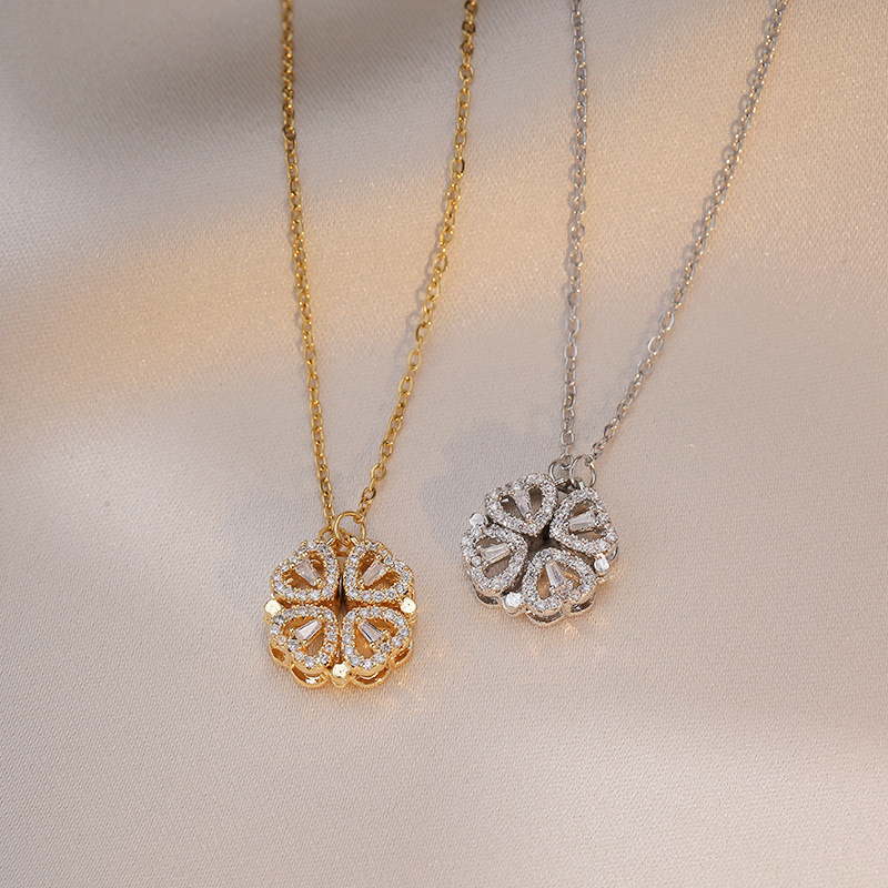 Trevo de Coração Diamond Necklace