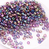 Nissan, glossy beads with tassels, 1.5mm, 4mm