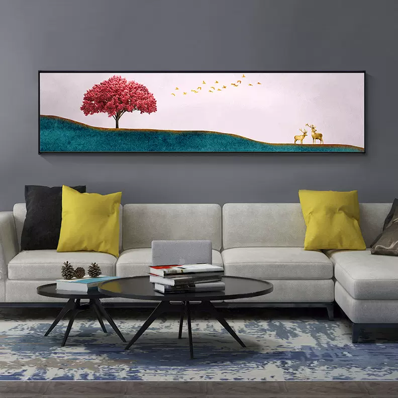 正品蒙娜丽莎皇室十字绣麋鹿之恋线风景30色满绣无勾边超清加厚