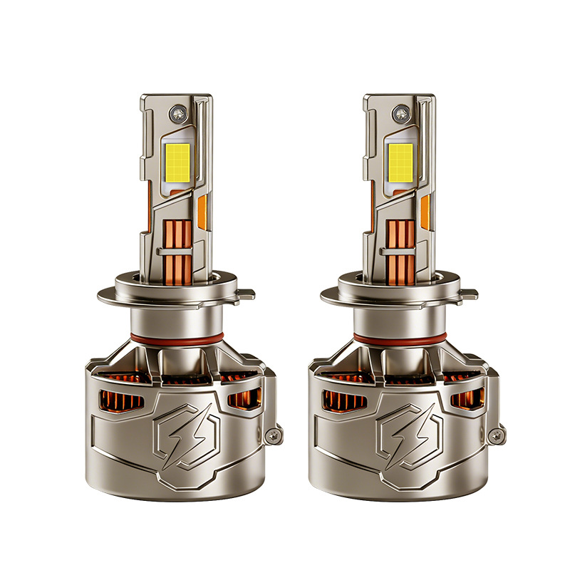 Lámpara de automóvil de nueve tubos de cobre 400W de alta potencia superbrillante delantero de automóvil led h7 led luz h4 lámpara de automóvil reformada de lámpara de automóvil image 6
