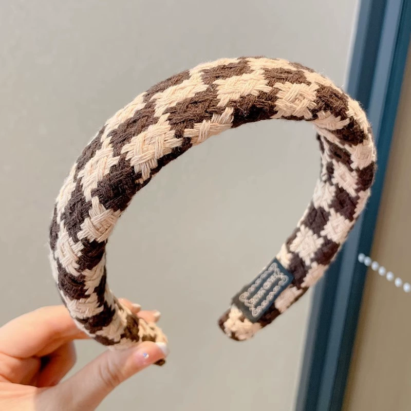 Повязка на голову, повязка в стиле Chanel, с подкладкой, высокое качество, варианты в разных цветах