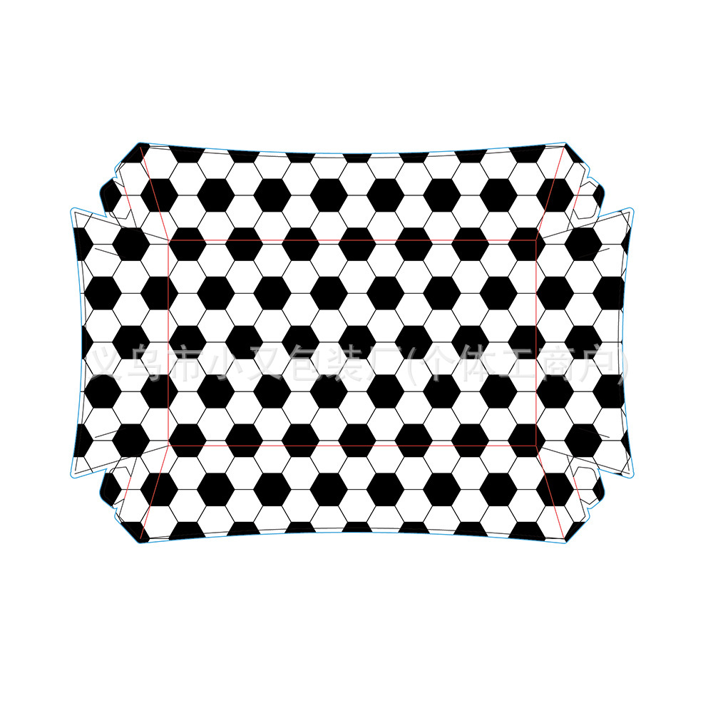 축구 감자튀김 상자 12PCS