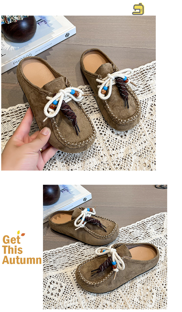 Pantofole donna comode con perline e suola spessa da casa_voghion.com