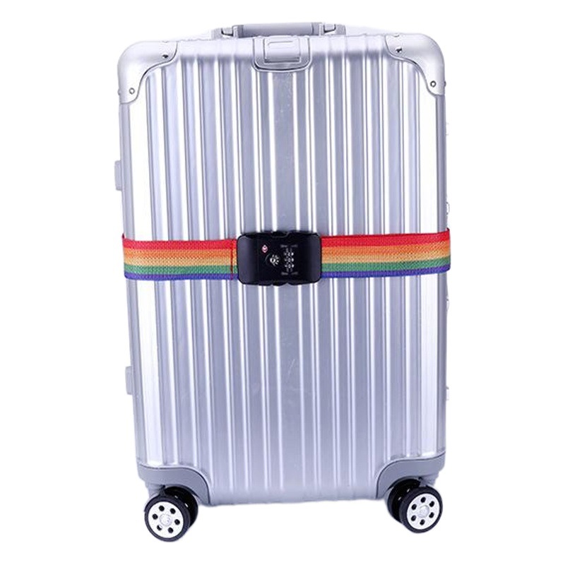 Luggage binding belt password packing belt customs lock luggage belt tsa safety reinforcement belt check-in explosion-proof belt