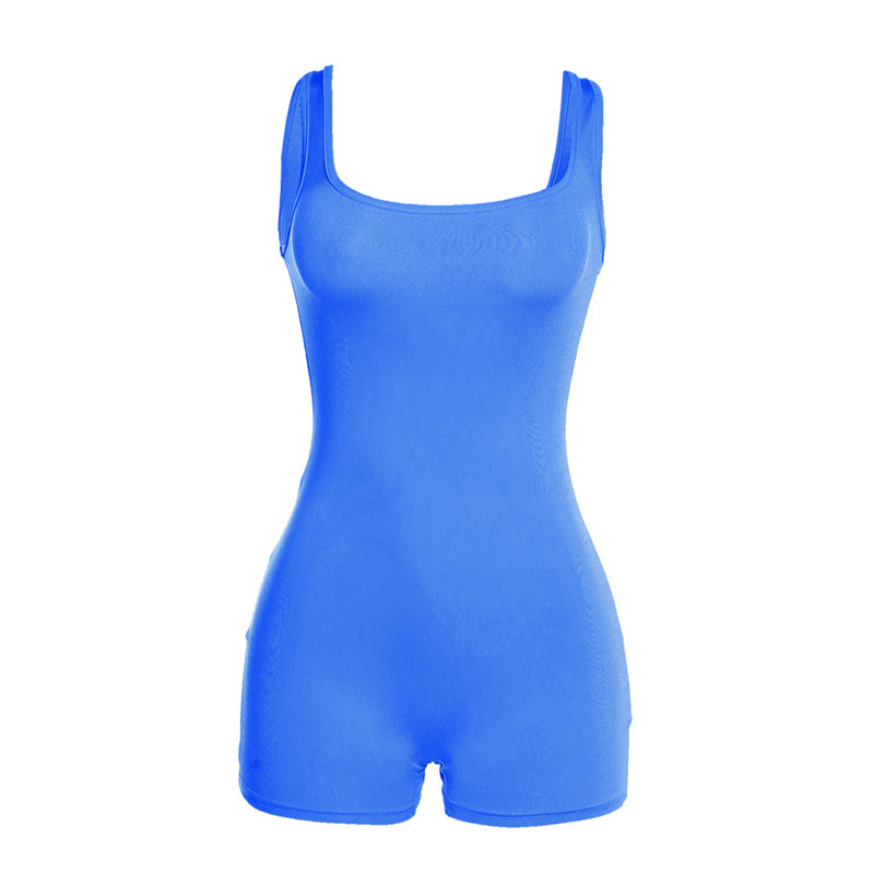 140g Weight Sleeveless Sleeve Length Shorts Pants Length Polyester Fabric Type Mid Waist Waist Line Rompers Pants Type Micro-Elastic Elasticity Bodysuits Tops Type Holiday Occasion Skinny Fit Type Solid Color Pattern Summer, Spring Season Women's Gender Backless Design Streetwear Style Wholesale Women's Streetwear Solid Color Sleeveless Backless Bodysuits 18